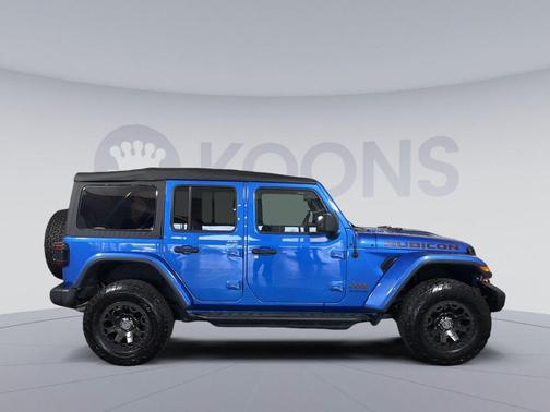Hydro Blue Pearlcoat 2022 Jeep Wrangler Unlimited Rubicon