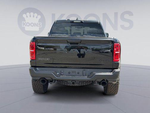 Diamond Black Crystal Pearlcoat 2026 RAM 1500 RHO Crew Cab 4x4 5'7' Box