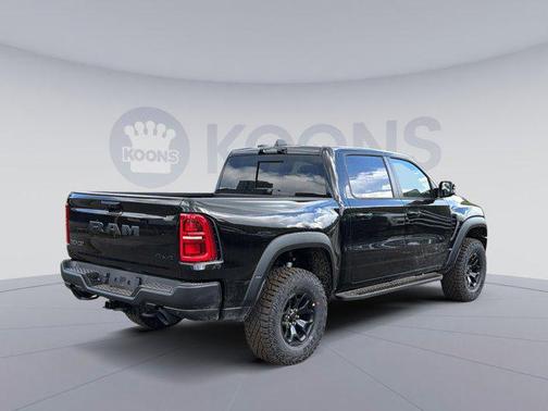 Diamond Black Crystal Pearlcoat 2026 RAM 1500 RHO Crew Cab 4x4 5'7' Box