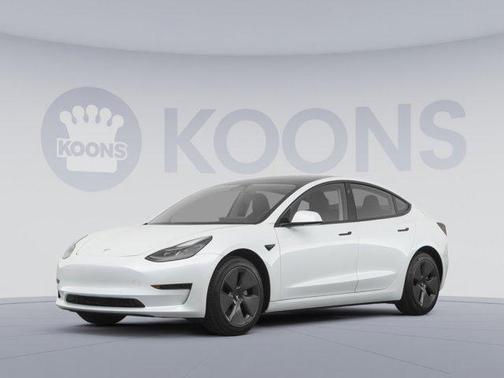 Pearl White Multi-Coat 2021 Tesla Model 3 Standard Range Plus