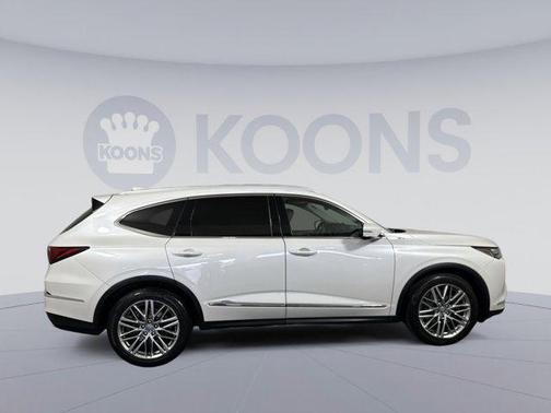 Platinum White Pearl 2023 Acura MDX Advance Package