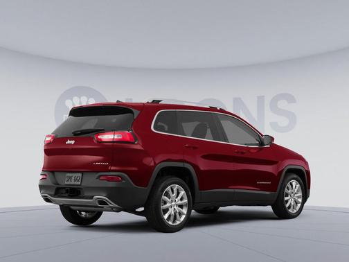 Deep Cherry Red Crystal Pearlcoat 2015 Jeep Cherokee Limited