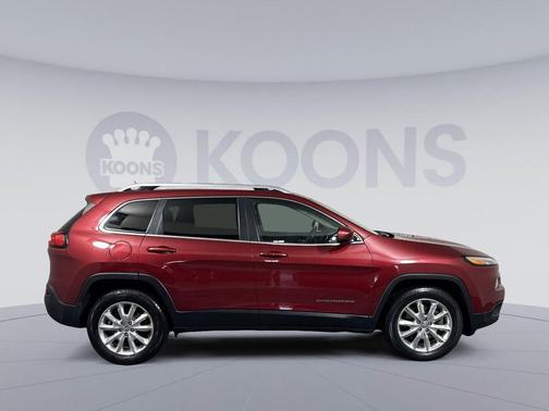 Deep Cherry Red Crystal Pearlcoat 2015 Jeep Cherokee Limited