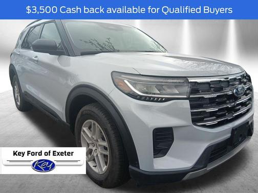 SPACE WHITE METALLIC 2026 Ford Explorer Active