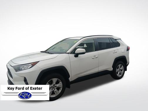 Super White 2019 Toyota RAV4 XLE