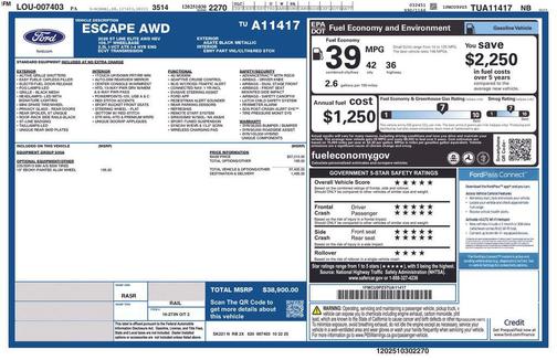 2026 Ford Escape ST-Line Elite