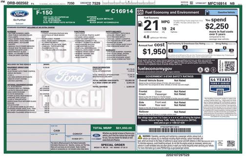 AGATE BLACK METALLIC 2021 Ford F-150 XLT