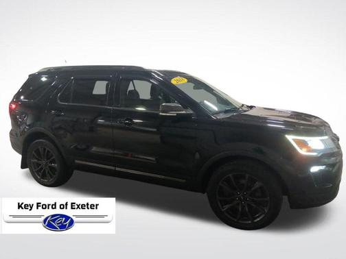 SHADOW BLACK 2018 Ford Explorer XLT