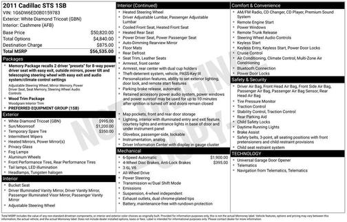 2011 Cadillac STS Luxury