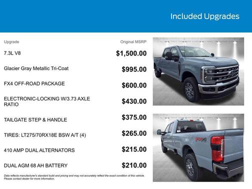 GLACIER GRAY 2026 Ford F-350 Lariat