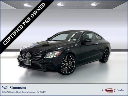 Black 2022 Mercedes-Benz C-Class Coupe