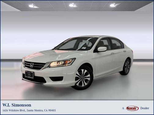White Orchid Pearl 2015 Honda Accord LX