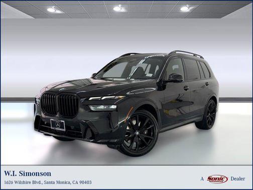Black Sapphire Metallic 2024 BMW X7 xDrive40i