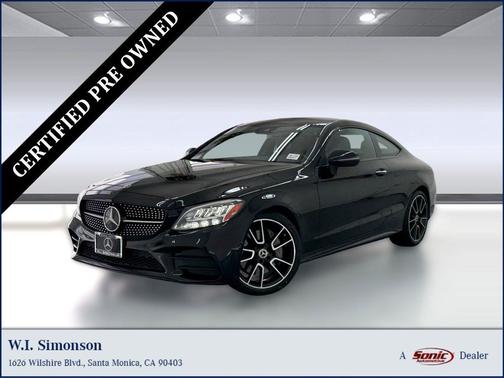Black 2022 Mercedes-Benz C-Class Coupe