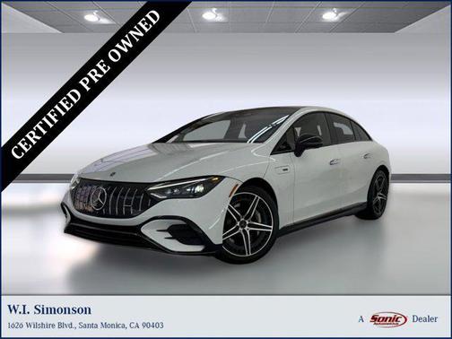 MANUFAKTUR Moonlight White Metallic 2023 Mercedes-Benz AMG EQE 4MATIC+