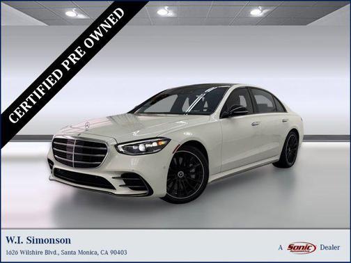 MANUFAKTUR Diamond White 2023 Mercedes-Benz S-Class 4MATIC