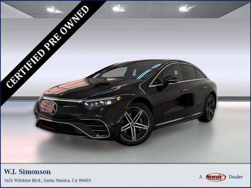 Obsidian Black Metallic 2023 Mercedes-Benz EQS 580 4MATIC