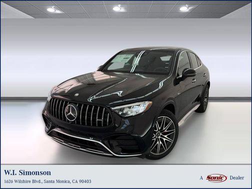 Black 2025 Mercedes-Benz AMG GLC 63 S E Performance 4MATIC Coupe SUV