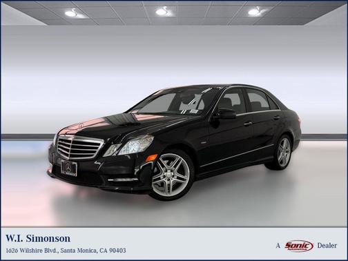 Black 2012 Mercedes-Benz E-Class E 350 Sport