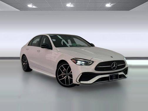 Polar White 2023 Mercedes-Benz C-Class Sedan
