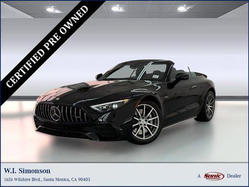 Obsidian Black Metallic 2023 Mercedes-Benz AMG SL 43 Base