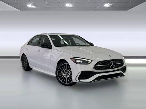 Polar White 2023 Mercedes-Benz C-Class Sedan