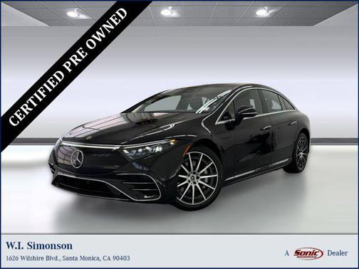 Obsidian Black Metallic 2022 Mercedes-Benz EQS 450+ 4MATIC