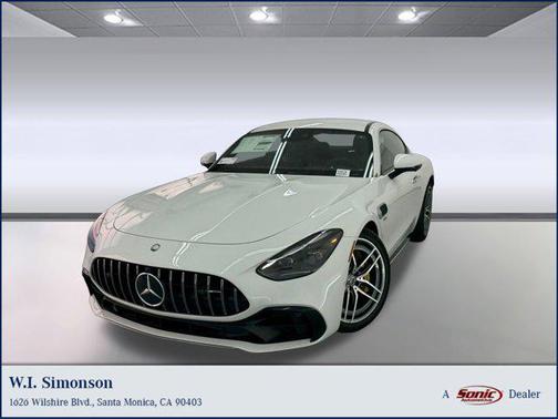 MANUFAKTUR Moonlight White Metallic 2025 Mercedes-Benz AMG GT 43 4-Door Coupe