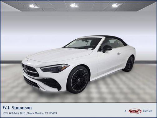 Moonlight White Metallic 2025 Mercedes-Benz CLE 300 4MATIC Cabriolet Convertible