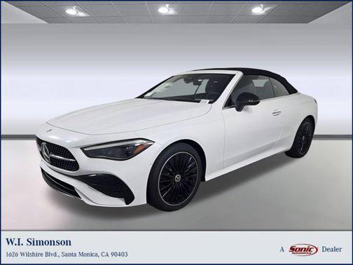 Moonlight White Metallic 2025 Mercedes-Benz CLE 300 4MATIC Cabriolet Convertible