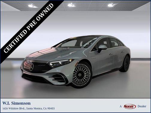 Cirrus Silver Metallic 2023 Mercedes-Benz EQS 450 4MATIC