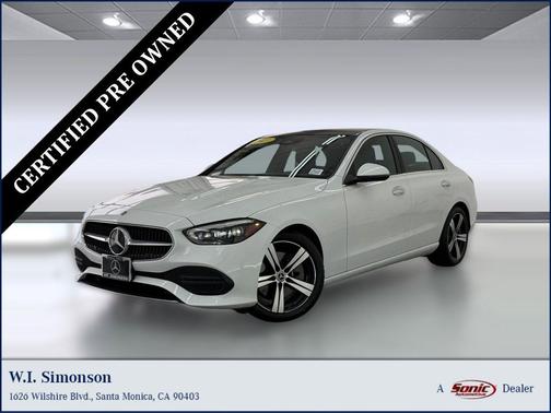 MANUFAKTUR Moonlight White Metallic 2023 Mercedes-Benz C-Class Sedan
