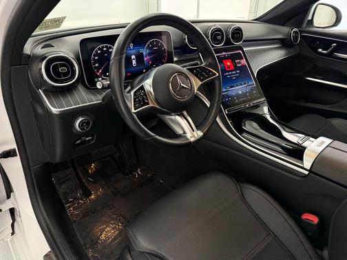 MANUFAKTUR Moonlight White Metallic 2023 Mercedes-Benz C-Class Sedan