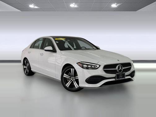 MANUFAKTUR Moonlight White Metallic 2023 Mercedes-Benz C-Class Sedan