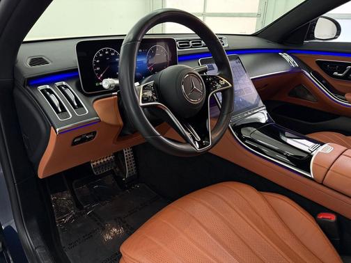 Nautical Blue Metallic 2023 Mercedes-Benz S-Class 4MATIC