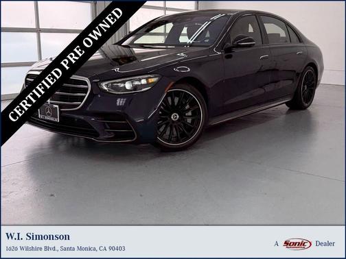 Nautical Blue Metallic 2023 Mercedes-Benz S-Class 4MATIC