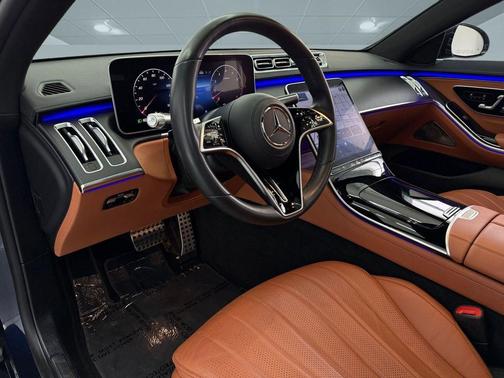 Nautical Blue Metallic 2023 Mercedes-Benz S-Class 4MATIC