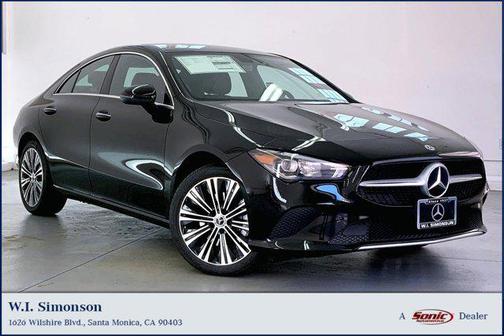 Black 2023 Mercedes-Benz CLA 250 Base Sedan