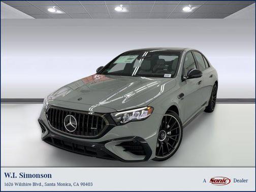 MANUFAKTUR Alpine Grey 2026 Mercedes-Benz AMG E 53 E 4MATIC+ Sedan