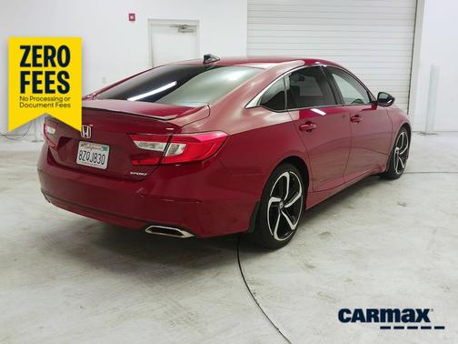 Red 2022 Honda Accord Sport