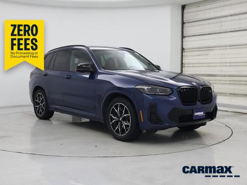 Blue 2022 BMW X3 M40I