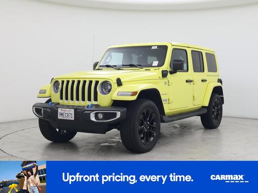 Yellow 2023 Jeep Wrangler 4xe Unlimited Sahara