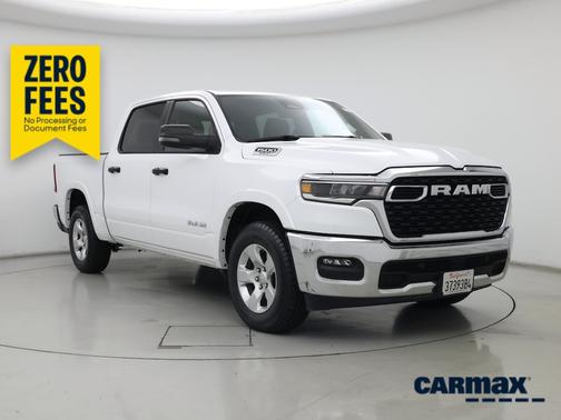 White 2025 RAM 1500 Bighorn