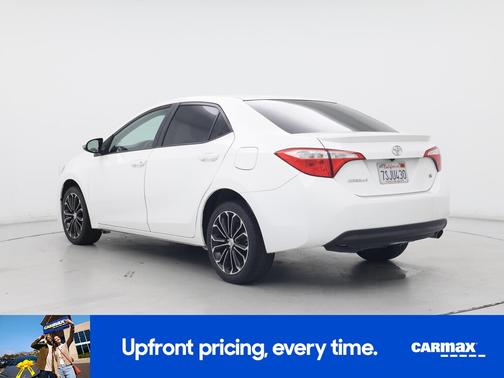 White 2016 Toyota Corolla S