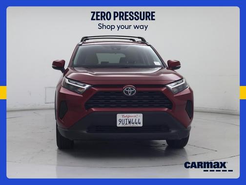 Red 2025 Toyota RAV4 Hybrid XLE