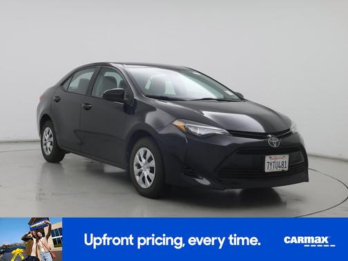 Black 2017 Toyota Corolla L