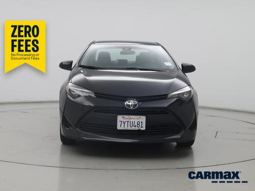 Black 2017 Toyota Corolla L