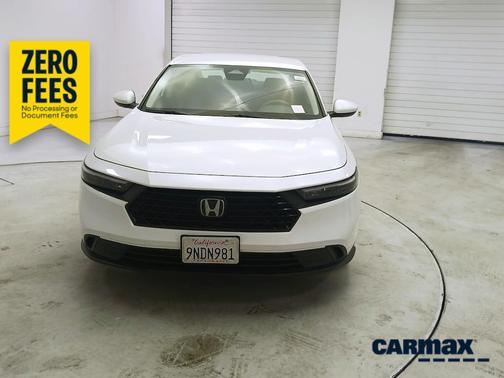 White 2023 Honda Accord LX
