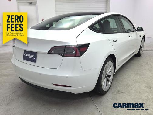 White 2021 Tesla Model 3 Standard Range Plus