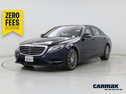 Blue 2016 Mercedes-Benz S-Class